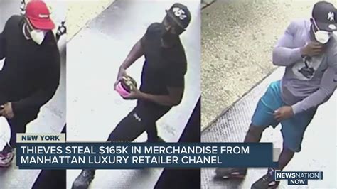 chanel looted|Thieves target Chanel, luxury stores in string of NYC robberies.